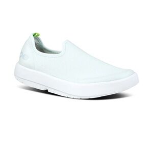 OOFOS Women's Athletic Shoes in Light Green and White